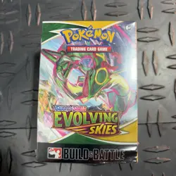 Pokemon TCG Sword & Shield Evolving Skies Build & Battle Sealed. Box Damage - Image 1