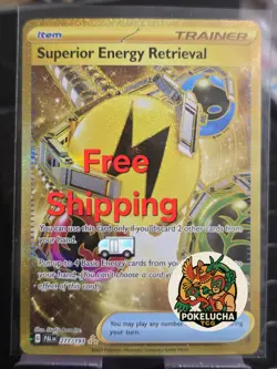 Pokemon Superior Energy Retrieval - Hyper Rare SV02: Paldea Evolved 277/193 NM - Image 1