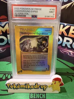 2003 Pokemon Skyridge Underground Expedition Reverse Holo #140 PSA 9 Mint - Image 1