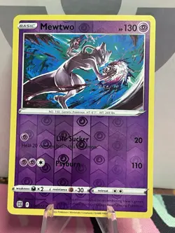 Mewtwo 056/172 Swsh09: Brilliant Stars Reverse Holo Pack Fresh Pokemon TCG - Image 1