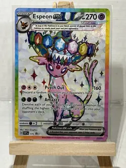 Pokemon TCG Espeon ex 175 Scarlet & Violet Promo NM - Image 1