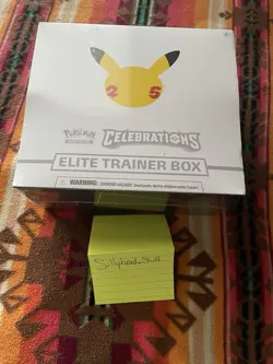 Pokemon Celebrations Elite Trainer Box ETB 25th Anniversary Factory Sealed - Image 1