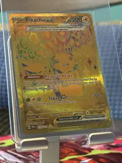 Pokemon TCG Pikachu ex 179/131 Gold Secret Rare Prismatic Evolutions NM/M - Image 1