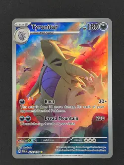 Tyranitar 222 Pokemon PAL Paldea Evolved 2023 NM 🔥🔥🔥 - Image 1