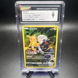PIKACHU 2022 POKEMON JPN DARK PHANTASMA CHARACTER RARE HOLO #073/071 MINT CGC 9 - Image 1