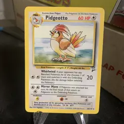 Pidgeotto 28/130 Base Set 2 Set Non Holo Rare 2000 English Pokemon TCG WoTC - Image 1