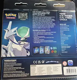 Pokemon Ice Rider Calyrex VMax League Battle Deck NEW Sealed 820650850424 - Image 2