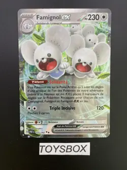 Carte Pokemon Famignol EX 155/182 / Bloc EV Faille Paradoxe EV4 / NEUF FR - Image 2