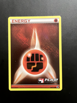 Fighting Energy (110/114) (Play Pokemon Promo) Black & White - Pokemon [Lightly - Image 1