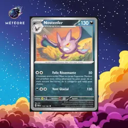Carte Pokemon Nostenfer 112/182 Faille Paradoxe Francais - Image 1