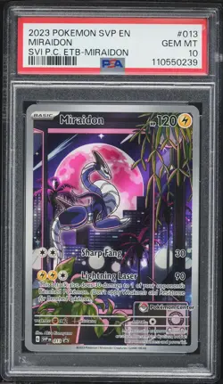 PSA 10 Miraidon Pokemon Center ETB Promo Scarlet & Violet 2023 Pokemon #013 - Image 1