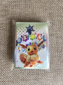 Prismatic Evolutions Sealed Eevee Sleeves - 65 Sleeves - Pokemon TCG - Image 1