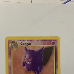 Pokemon TCG Gengar Fossil 20/62 Unlimited Rare 80 HP Stage 2 English 1999 - Image 2