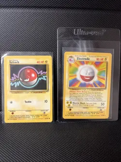 Pokemon Base Set Voltorb and Electrode Lot - Image 1