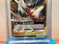 2019 Latias & Latios GX 113/181 Full Art Sun And Moon Team Up PSA 8 Pokemon TCG - Image 3