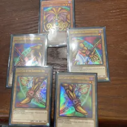 Yu-Gi-Oh! Exodia 5-Card Set YGLD-ENA17-21 Ultra Rare 1st Edition LP Condition - Image 1