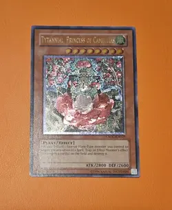 Yugioh Tytannial Princess Of Camellias Unlimited Ed Ultimate Rare CSOC-EN029 - Image 1