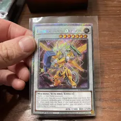 Yu-Gi-Oh! TCG Power Tool Dragon RA04-EN135 Platinum Secret Rare 1st Edition - Image 1