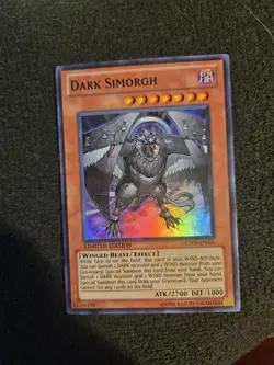 1x Yu-Gi-Oh! Dark Simorgh - CT08-EN006 - Super Rare - Limited Edition - NM - Image 1