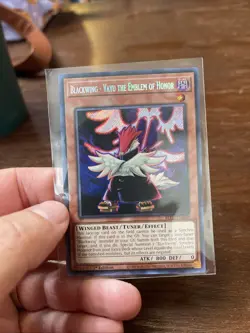 Yugioh Blackwing - Vayu the Emblem of Honor BLCR-EN060 Secret 1st Edition NM - Image 1