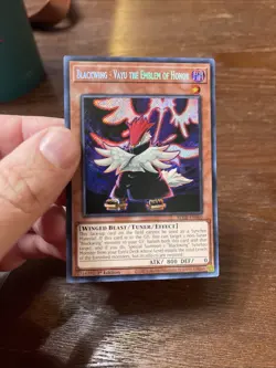 Yugioh Blackwing - Vayu the Emblem of Honor BLCR-EN060 Secret 1st Edition NM - Image 4