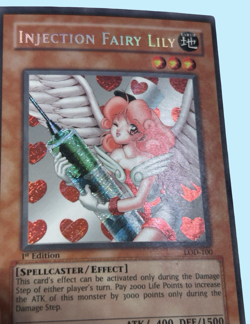 Yu-Gi-Oh! Injection Fairy Lily LOD-100 1st Edition Ultra Rare Foil - Mod Play - Image 3