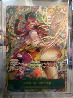 One Piece CCG Jewelry Bonney OP12-118 Alternate Art English Never Played Mint - Image 2
