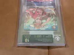 One Piece 1st Anniversary Monkey D Luffy #ST01-012 BGS 10 Black Label EN/JP - Image 3