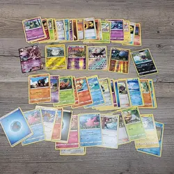 Lot of Pokemon Cards Some Holo Some Not As Pictured Storage Unit Find - Image 1