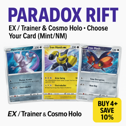 Pokemon TCG Paradox Rift EX, Trainer & Cosmo Holo -Choose Your Card Mint/NM - Image 2