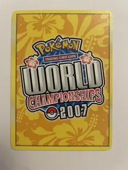 Jolteon Gold Star 101/108 World Championship 2007 LP-NM Pokemon Card Tom Roos - Image 2