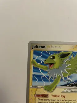 Jolteon Gold Star 101/108 World Championship 2007 LP-NM Pokemon Card Tom Roos - Image 3