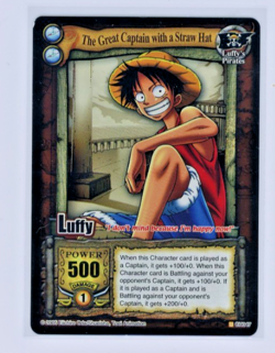 One Piece Vintage LUFFY 2005 CCG FOIL CARD Straw Hat LP - NEAR MINT - READ - Image 1