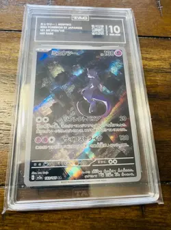 Pokemon Cards TAG 10 Gem Mt Japanese Mewtwo 151 Art Rare 183/165 - Image 1
