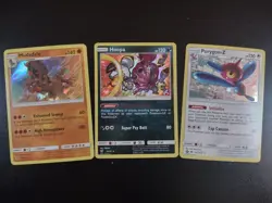 Pokemon TCG-Sun & Moon Era Holo Rares- 3 Card Lot Light Play To Near Mint - Image 1