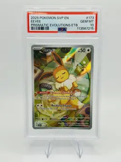 Eevee 173 Sv: Scarlet & Violet Promo Cards Holo PSA 10 - Image 1