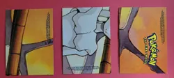 Topps Pokemon Pikachu Sticker Card Lot - 3 cards, 1999, Excellent Condition - Image 2