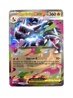 Mega Charizard X ex 013/94 Phantasmal Flames Double Rare Pokemon TCG Card NM - Image 1