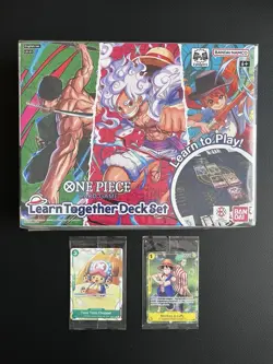 One Piece Card Game Learn Together Deck Set Sealed +Promo Op10-111 Luffy Chopper - Image 1