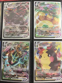 Pokemon 9 Card VMAX Lot SWSH NM/MINT Fusion Strike Shining Fates & More - Image 5