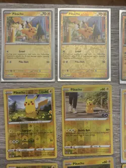 Pokemon (18) SWSH S&C Pikachu Card Lot Reverse Holos & Holos NM/MT - Image 2
