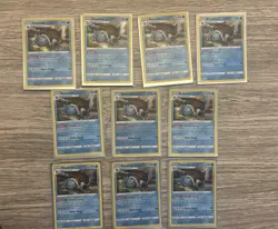 Pokemon GO! (10) SWSH Blastoise Card Lot Reverse Holo & Holos NM/MT - Image 2