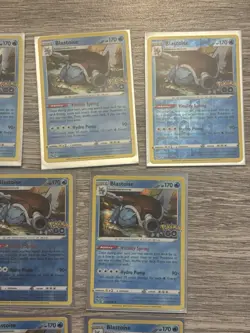 Pokemon GO! (10) SWSH Blastoise Card Lot Reverse Holo & Holos NM/MT - Image 4