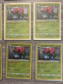 Pokemon GO! (14) SWSH Venusaur Card Lot Reverse Holos & Holos NM/MT - Image 5