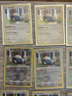 Pokemon (24) SWSH S&C Snorlax Card Lot Reverse Holos & Holos NM/MT - Image 2