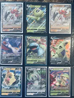 Pokemon 27 V Card Lot SWSH NM/MINT Evolving Skies Fusion Strike & More - Image 3