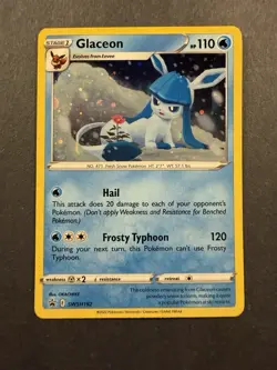 Pokemon TCG Glaceon SWSH Black Star Promos Holo Card SWSH192 - Image 1