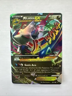 Pokemon TCG Mega M Latios EX Holo Ultra Rare Card Roaring Skies 59/108 - Image 1
