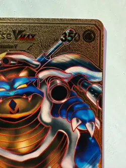 Pokemon Blastoise VMAX Gold Foil Display Card Black Star Promo (estimate PSA 10) - Image 3