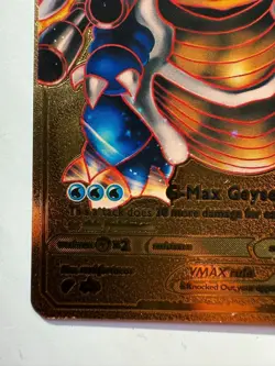 Pokemon Blastoise VMAX Gold Foil Display Card Black Star Promo (estimate PSA 10) - Image 5